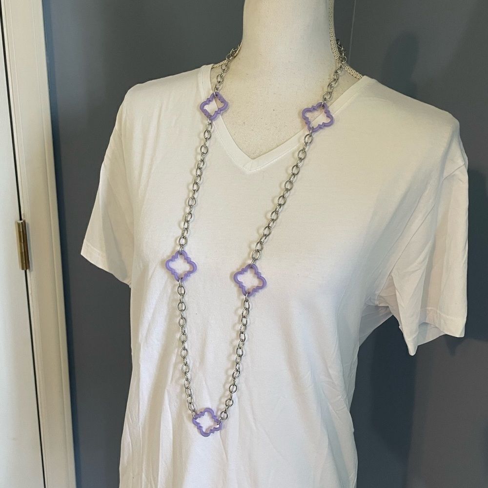 Quatrefoil Chain Necklace
